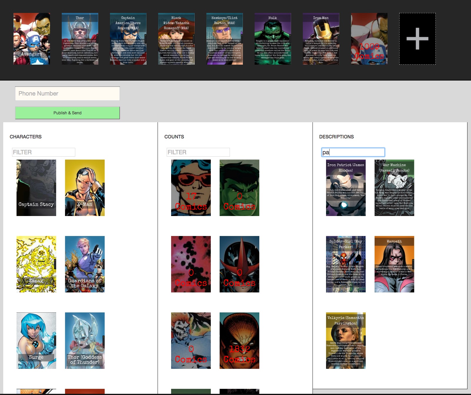 Marvel Screen Shot